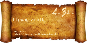 Lippay Zsolt névjegykártya